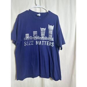 “Size Matters” Camera Graphic Tee – Size XL